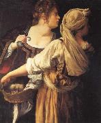 Artemisia gentileschi Judith and Her Maidser Sweden oil painting reproduction